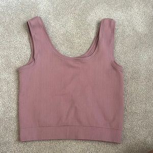 athleta girl pink tank top